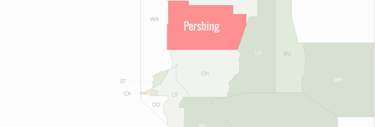 Pershing County Map